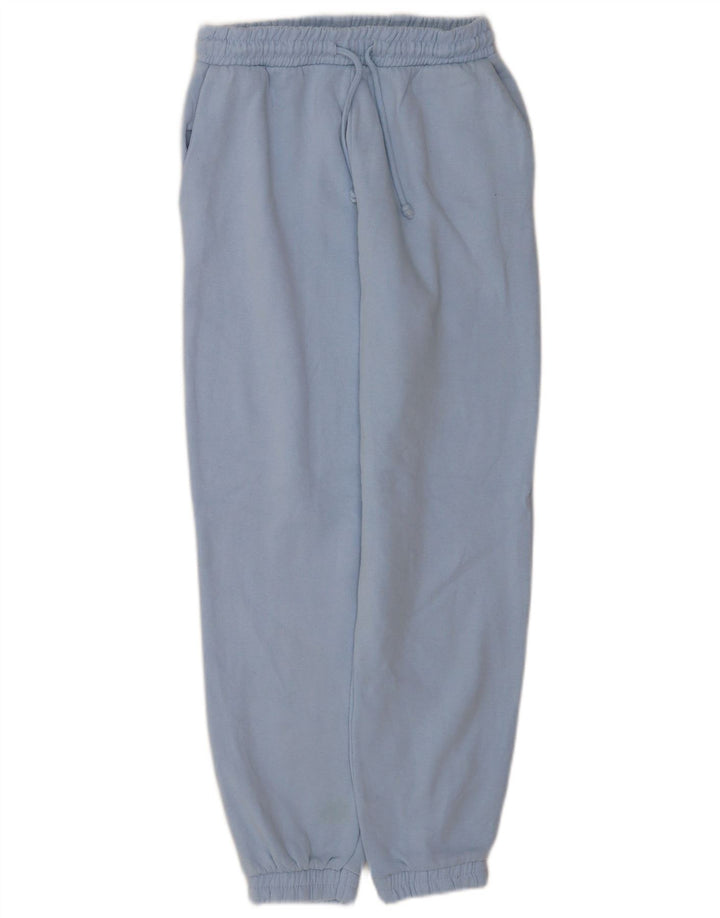 Zara Femme Pantalon De Survêtement Joggers UK 12 Bleu Moyen Polyester