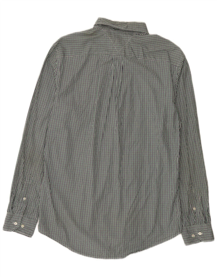 Tommy Hilfiger Chemise sur mesure pour homme en coton vichy vert grand