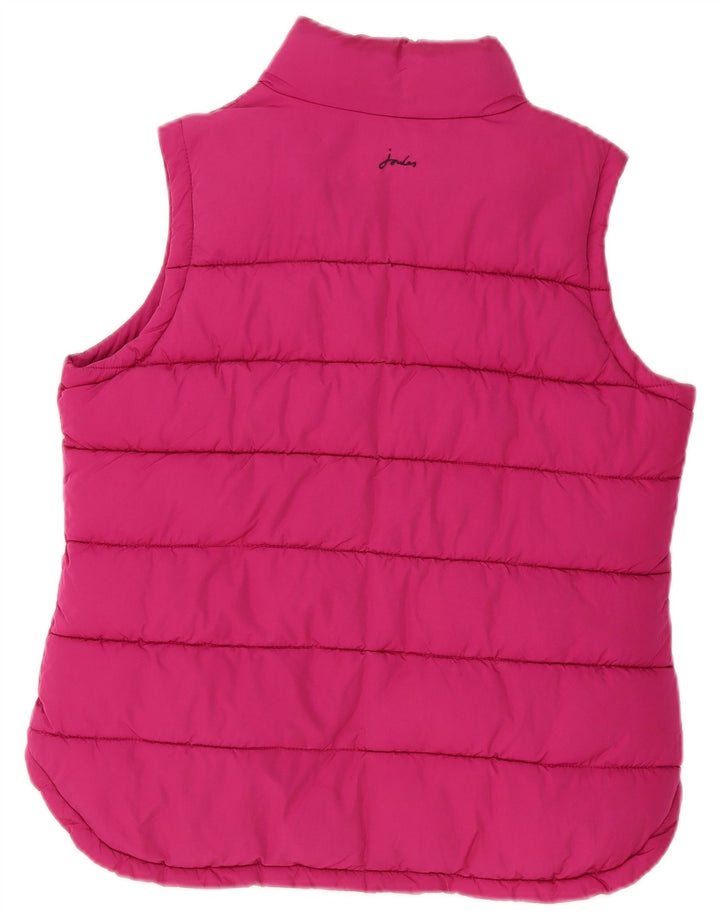 Joules Gilet rembourré pour femme UK 14 Large Rose Polyester