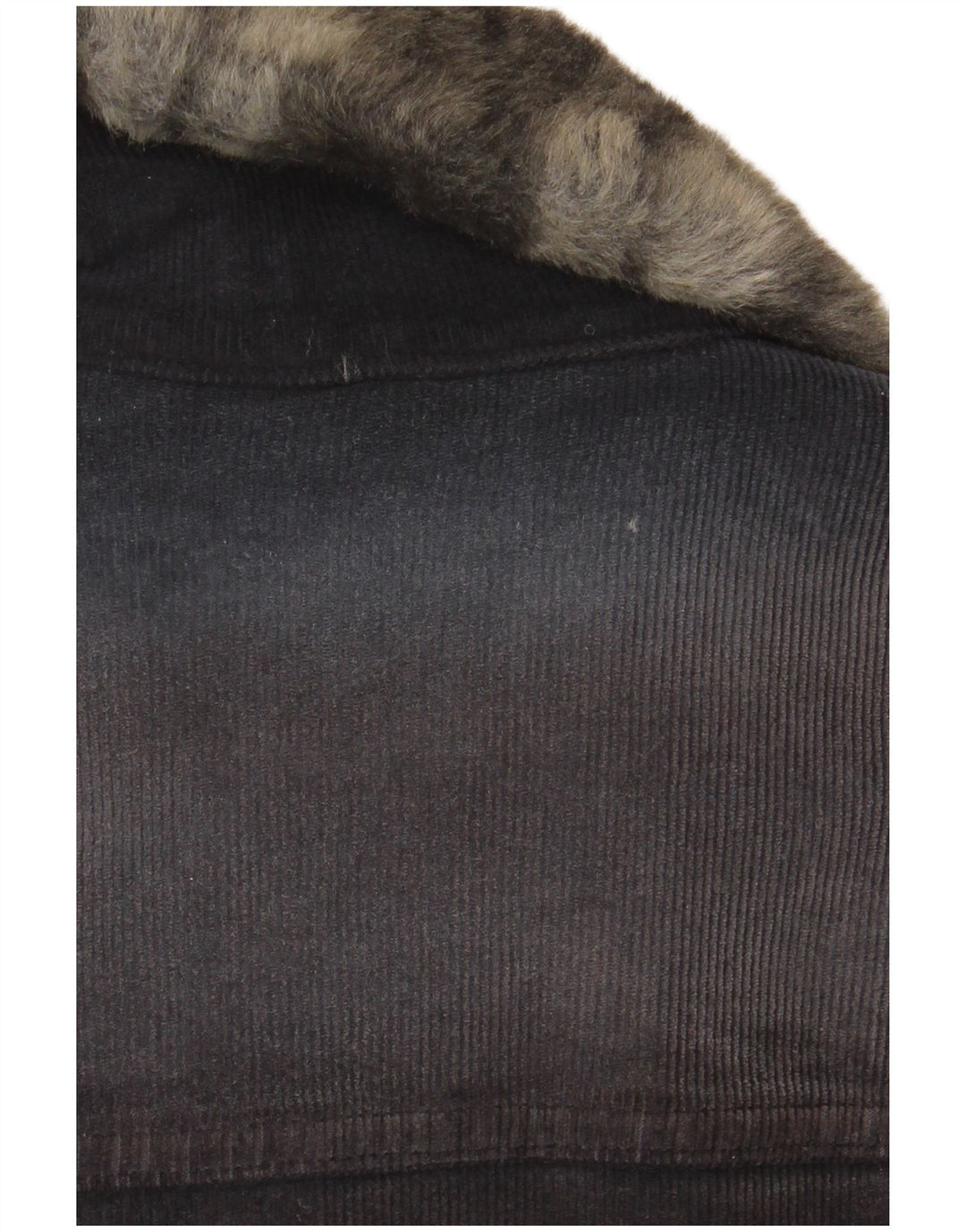 Liu Jo Veste en velours côtelé pour femme UK 44 Coton gris moyen