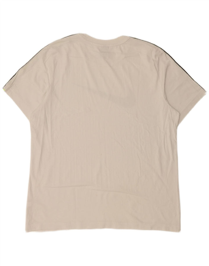 Nike T-shirt graphique pour homme XL Blanc Colorblock