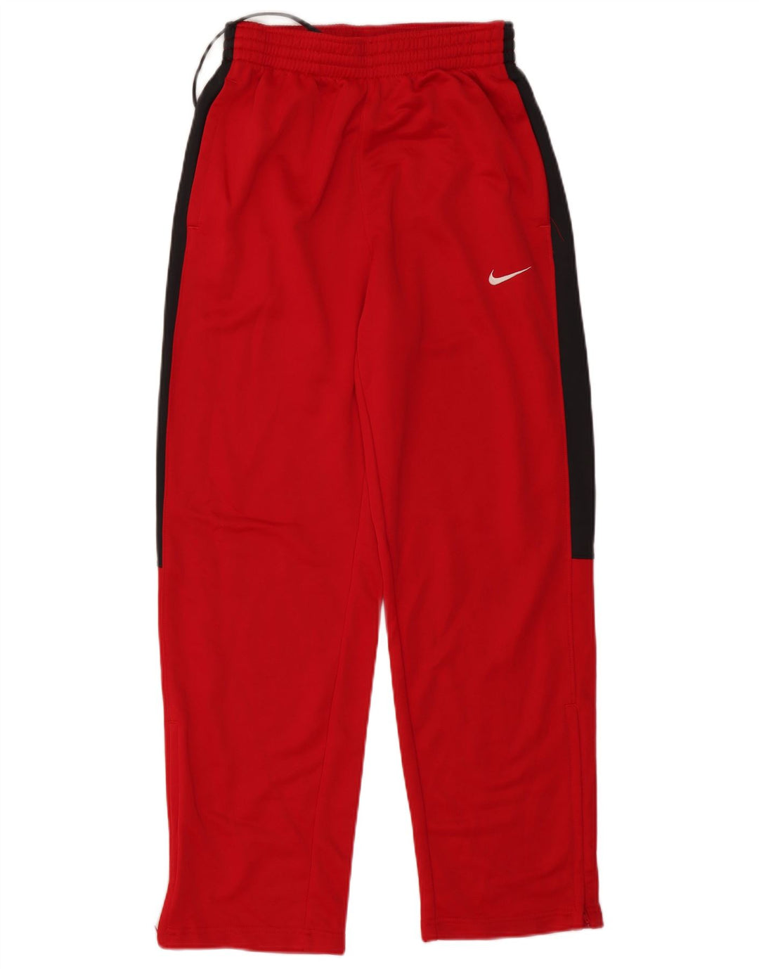 NIKE Pantalon de survêtement Dri Fit pour hommes, petit, rouge, color block, polyester