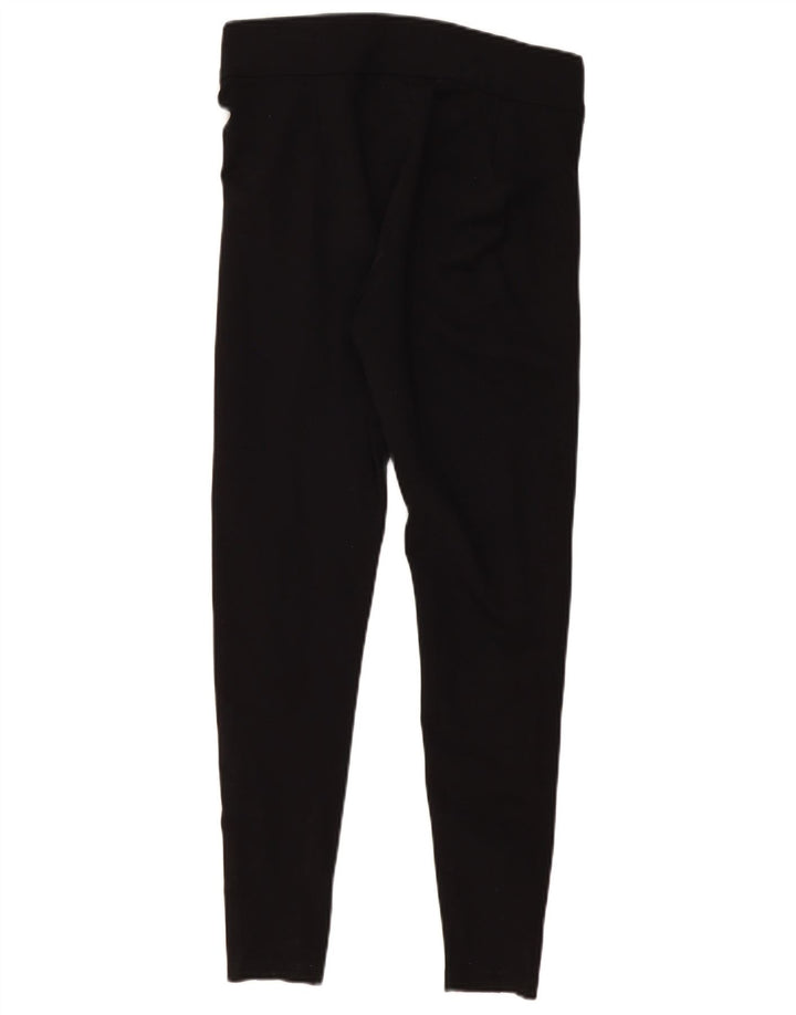 Marks & Spencer Leggings Femme UK 12 Medium Noir Viscose