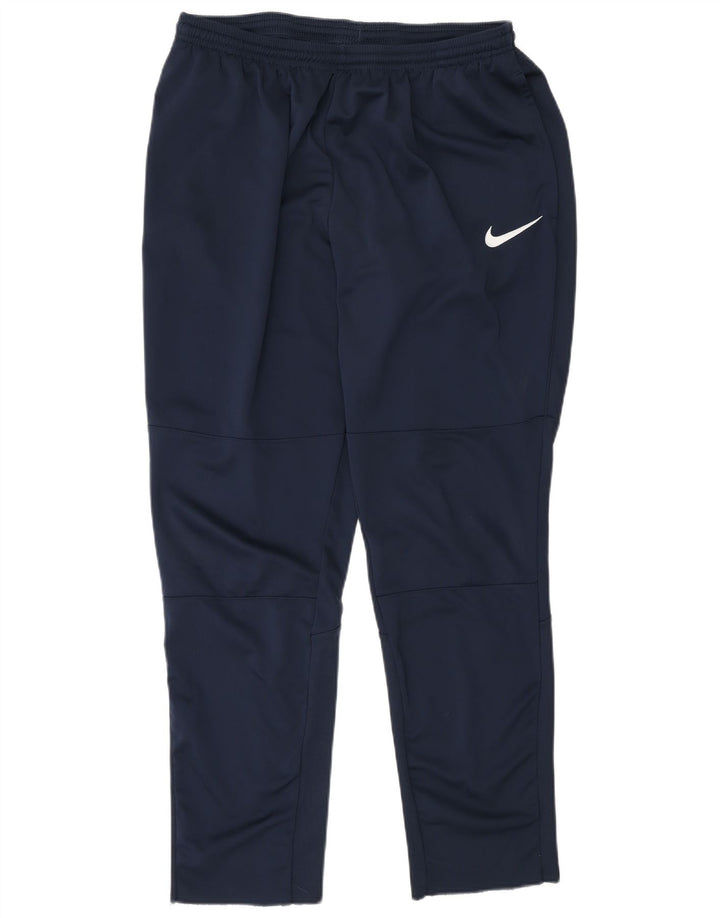Nike Pantalon de survêtement Dri Fit pour homme XL Bleu marine Polyester