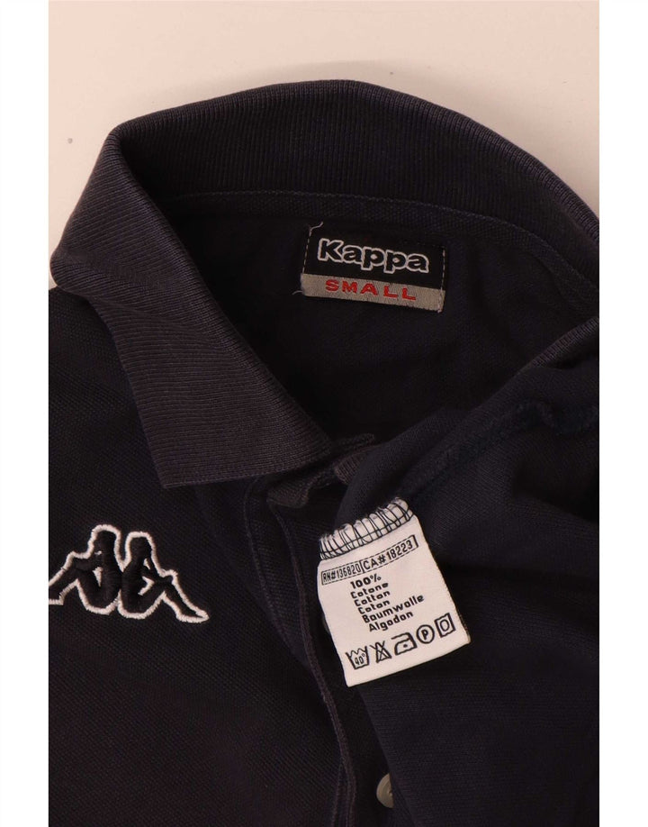 Kappa Polo Homme Petit Bleu Marine Coton