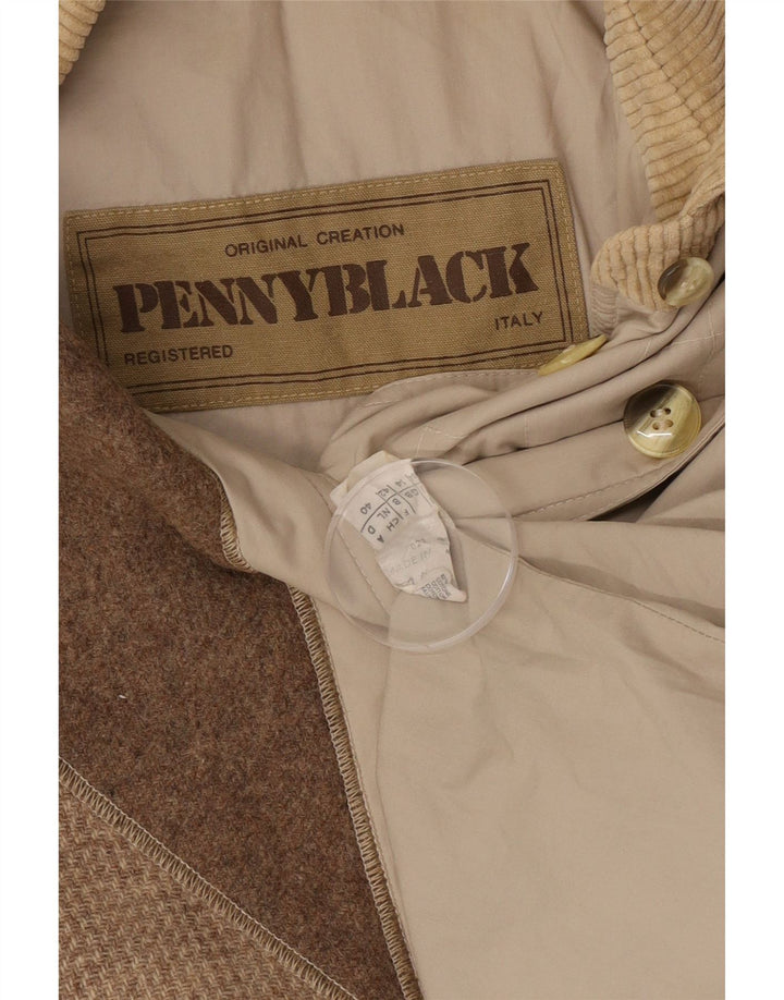 Penny Black Veste coupe-vent pour femme UK 14 Large Beige Colourblock