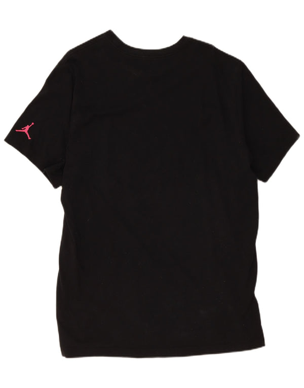Jordan T-shirt graphique pour homme XL en coton noir