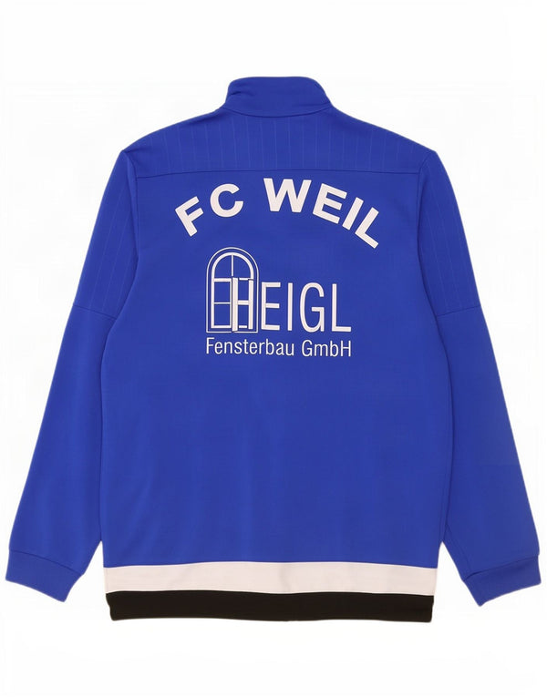 Adidas Veste de Survêtement Graphique Homme Bleu Moyen Polyester Colorblock