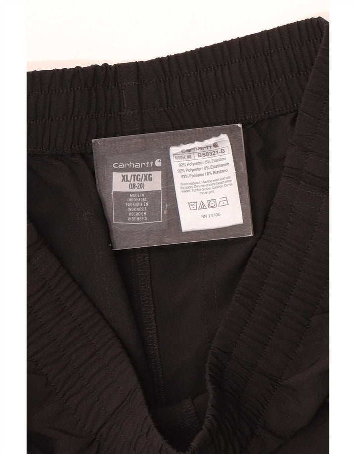 Carhartt Short de sport garçon 13-14 ans XL Noir Polyester