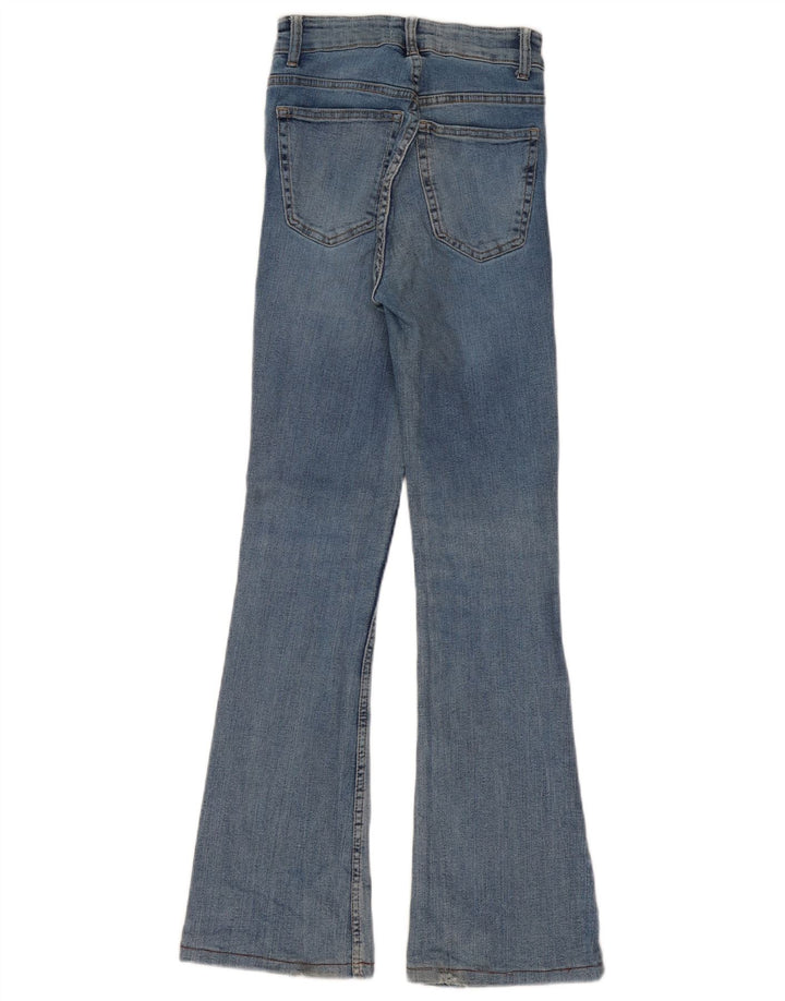 Zara Jean évasé pour femme EU 34 2XS W24 L31 Bleu