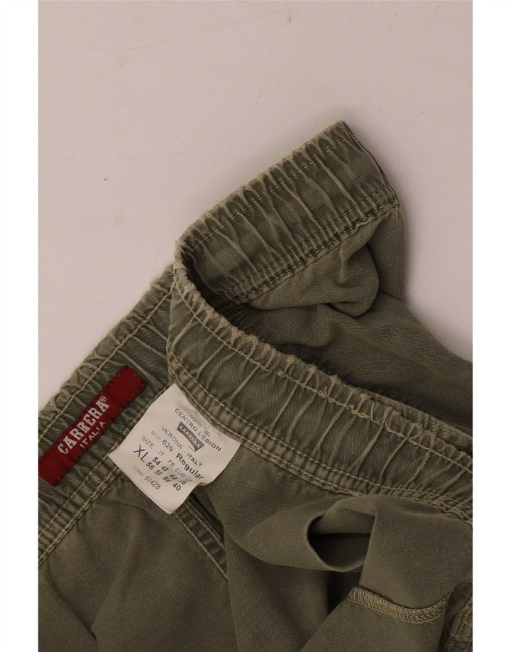 Carrera Short Chino Regular Homme XL W38 Kaki Coton
