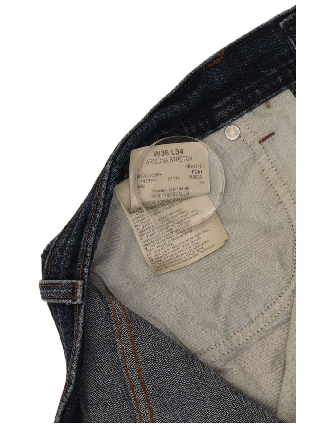 Wrangler Short en jean pour homme W36 Large Bleu Coton