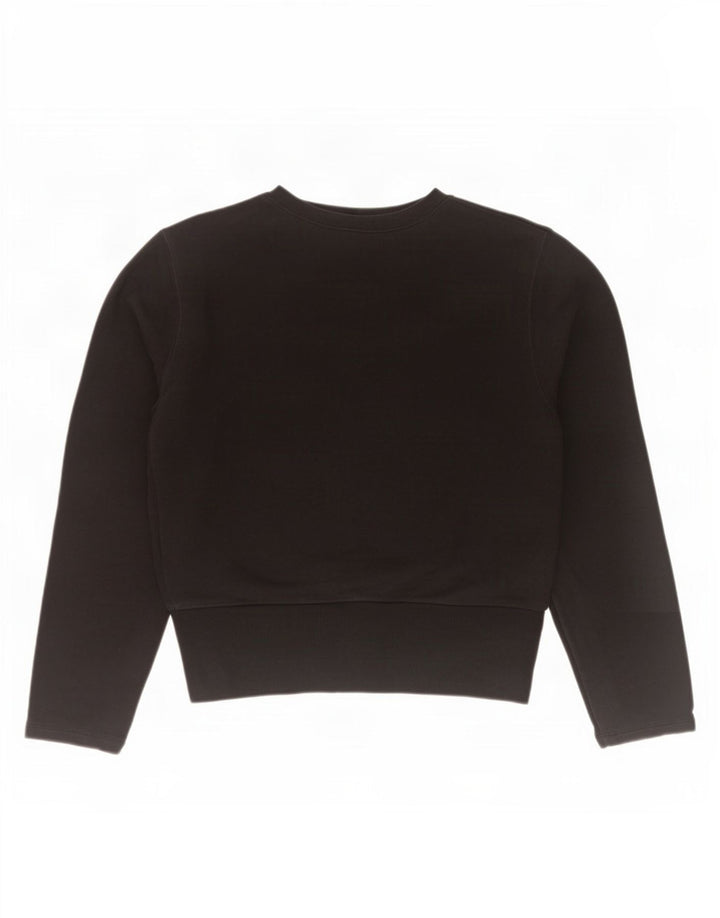 Zara Sweat-shirt pour femme UK 44 en coton noir moyen