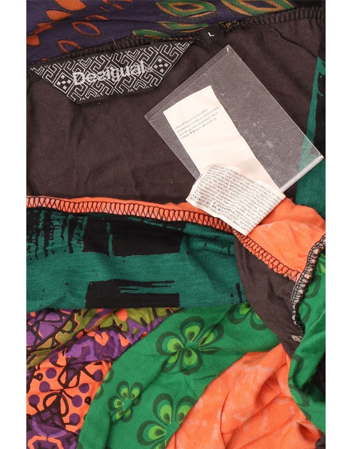 Desigual Jupe Graphic Bubble Large W32 Femme Multicolore