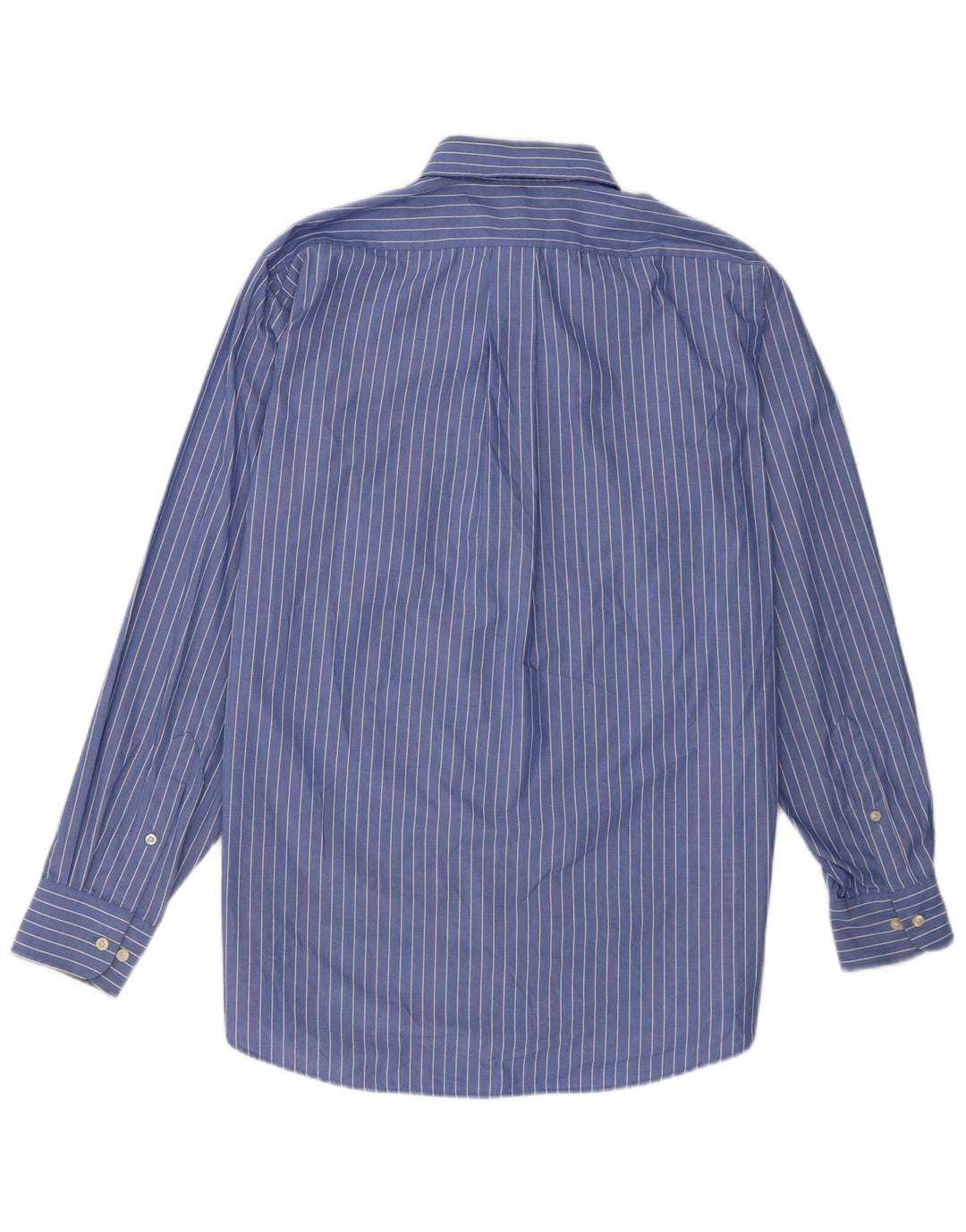 Chaps Chemise homme Taille 15 1/2 Coton à fines rayures bleu moyen