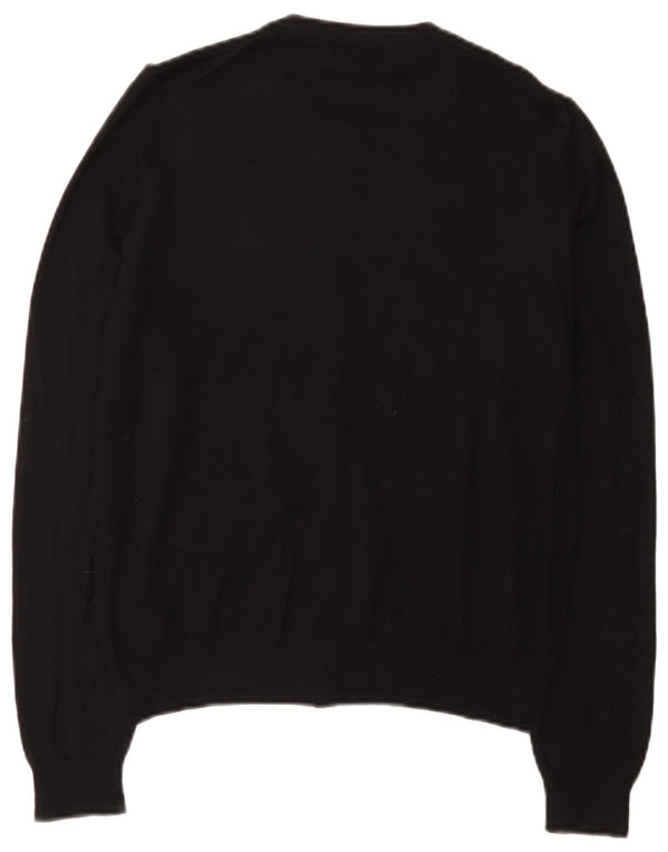 Marks & Spencer Womens Cardigan Sweater UK 14 Large Black Viscose