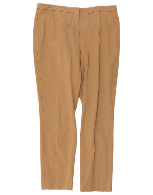 John Lewis Pantalon décontracté slim pour femme UK 12 Medium W30 Beige Viscose