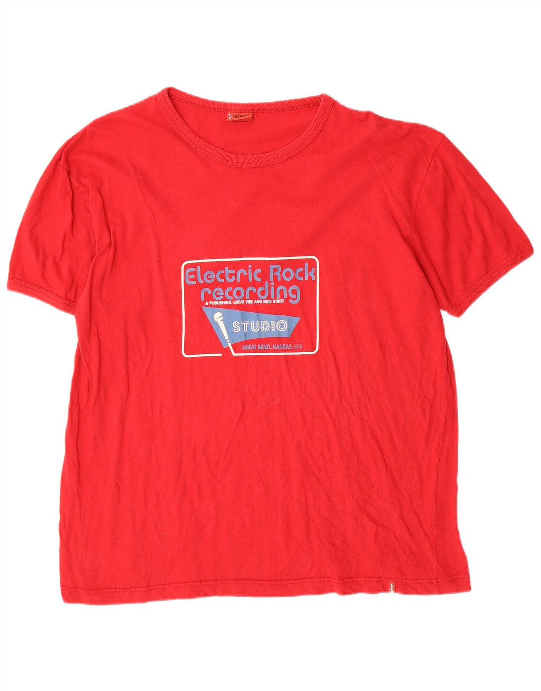 Levi's T-Shirt Graphique Top XL Homme Rouge Coton