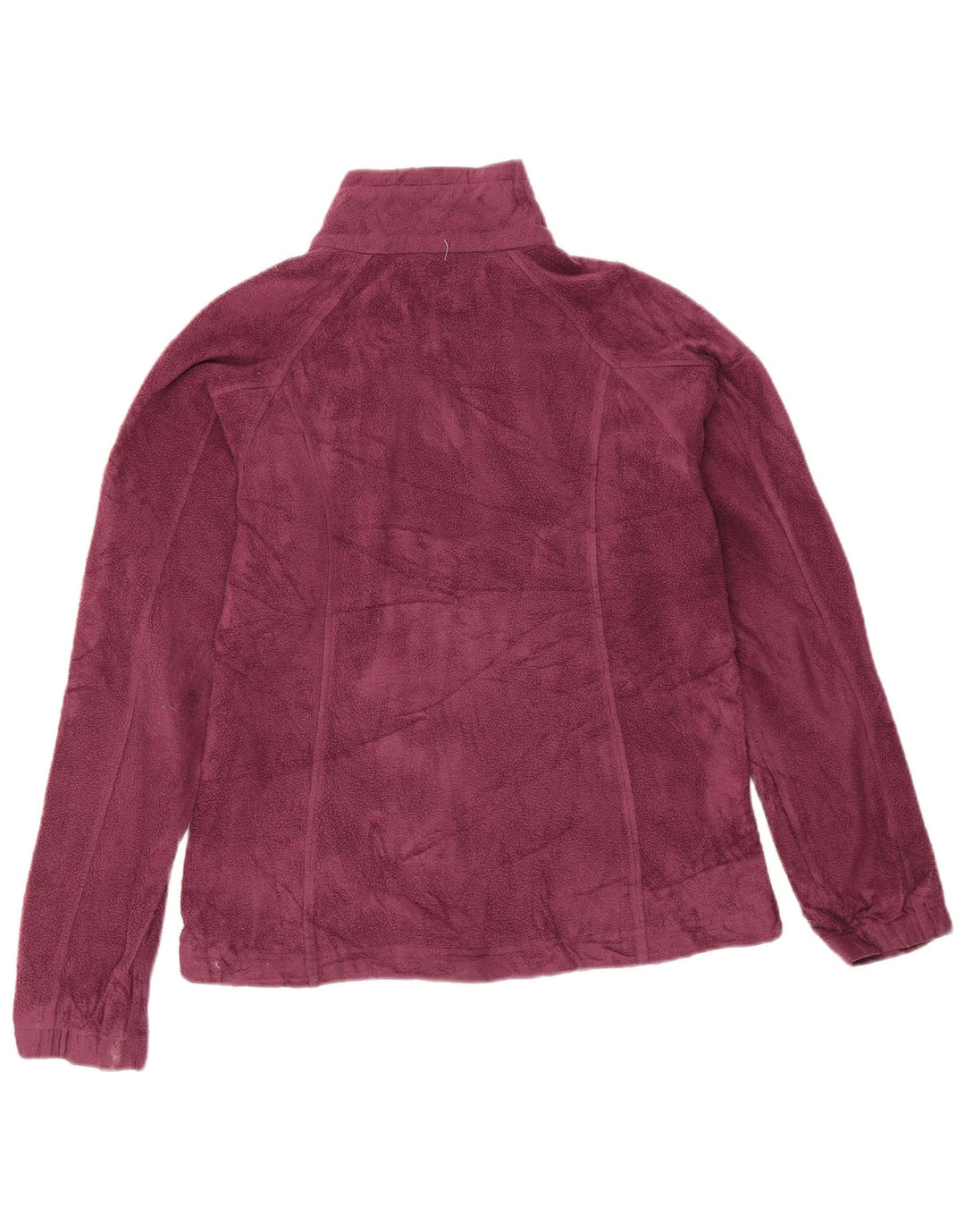 Columbia Veste Polaire Femme UK 14 Polyester Bordeaux Moyen