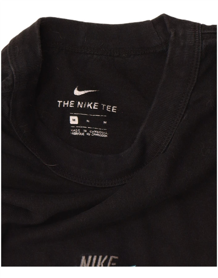 Nike T-Shirt Homme Noir Moyen Coton
