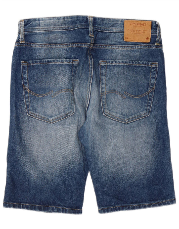 Jack & Jones Short en jean coupe classique pour homme Small W29 Bleu Coton