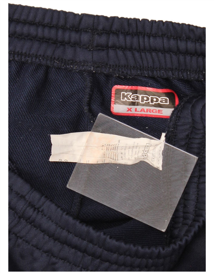 KAPPA Pantalon de Survêtement Graphique Homme XL Bleu Marine Colorblock Polyester
