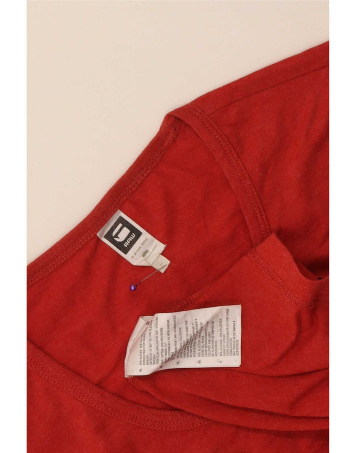 G-Star T-Shirt Homme Rouge Moyen Coton