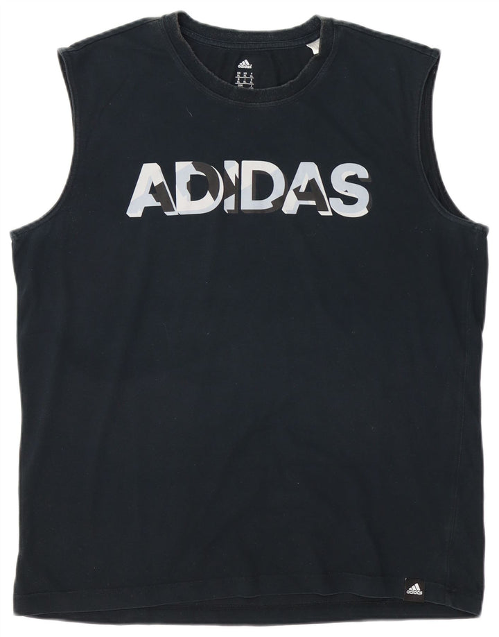 Adidas Débardeur graphique pour homme XL Noir