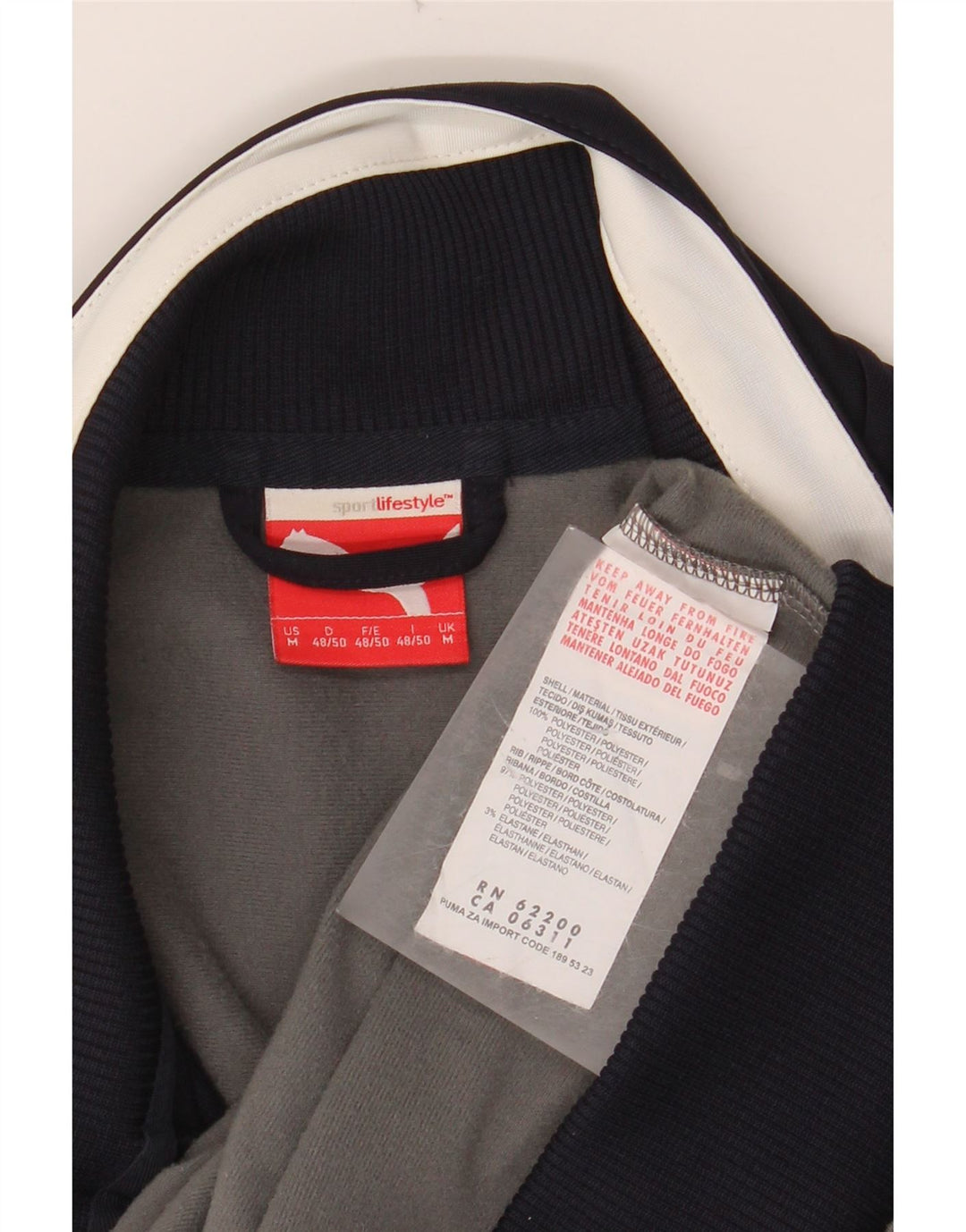 PUMA Veste de Survêtement Homme Multicolore Colorblock Polyester