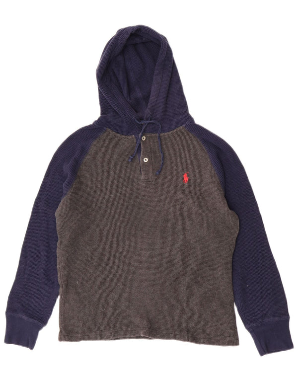 Polo Ralph Lauren Haut à manches longues pour garçon 15-16 ans Small Gris Colourblock