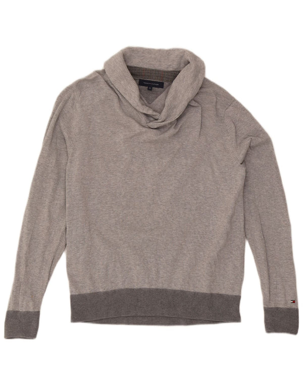 Tommy Hilfiger Pull à col châle pour garçon 15-16 ans XL Gris Coton