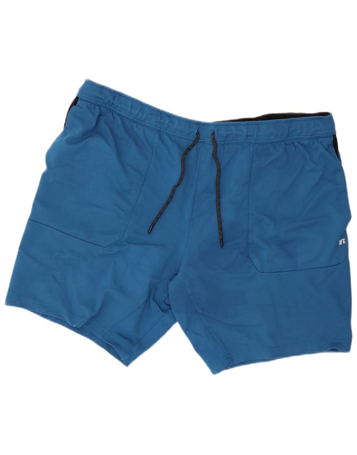 Russell Athletic Short de sport pour homme 3XL Rayonne bleue