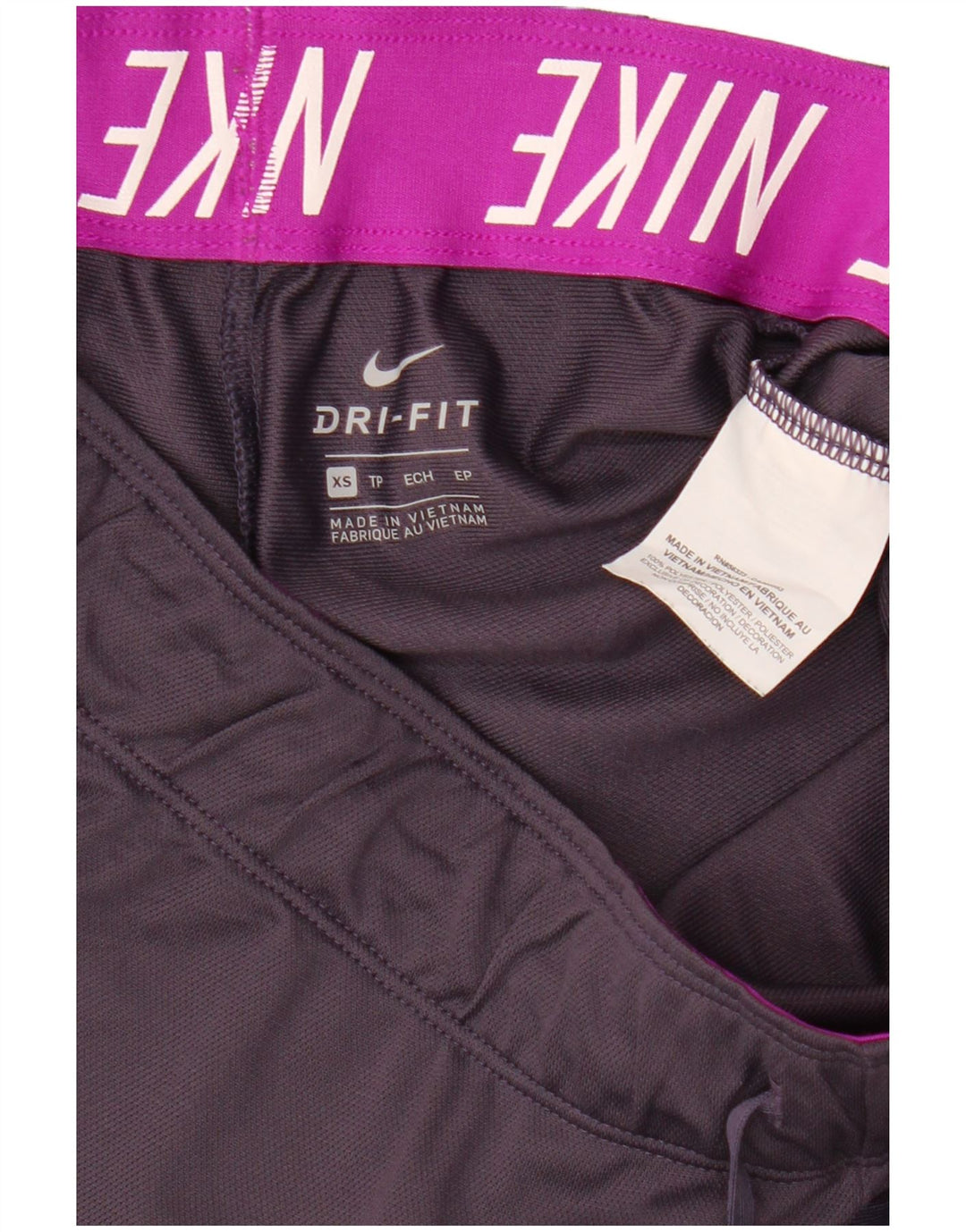 NIKE Short de sport Dri Fit pour femme UK 6 XS Violet Polyester