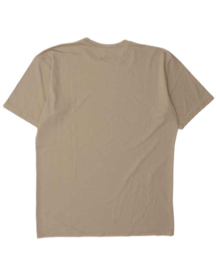 Under Armour T-Shirt Homme Top XL Beige Polyester