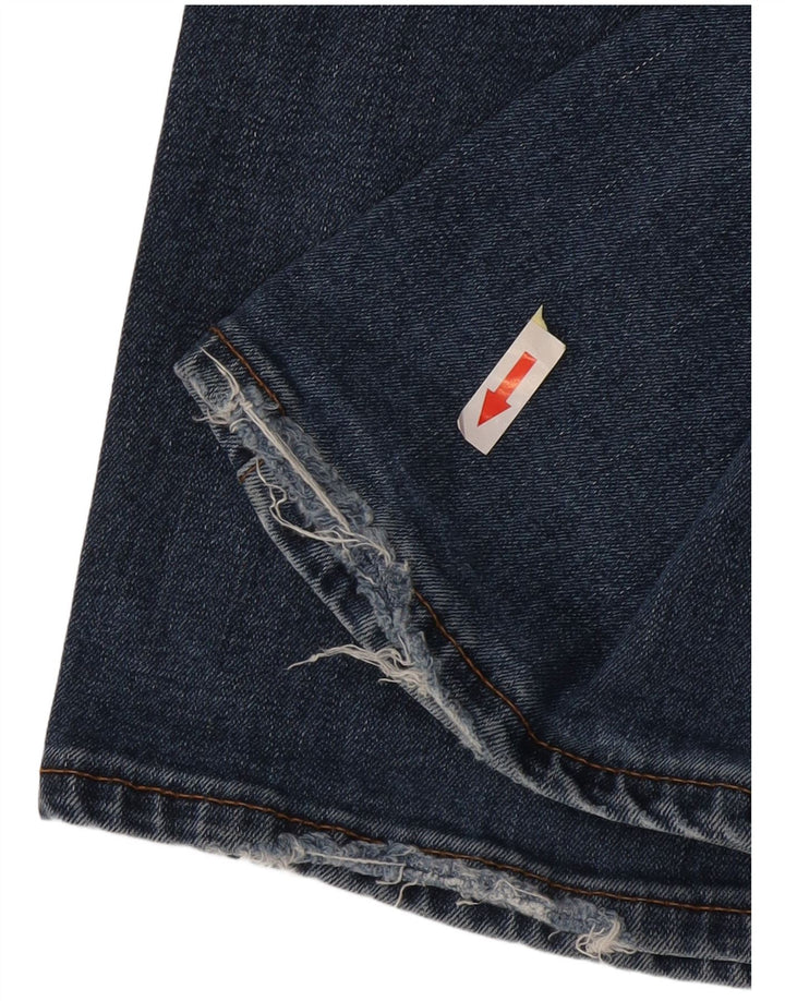 Marks & Spencer Jean droit régulier pour homme W36 L33 bleu coton