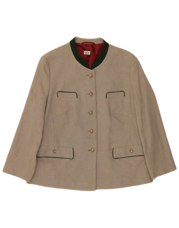 Gossl Veste Blazer 5 Boutons Femme EU 44 XL Gris Chiné Coton