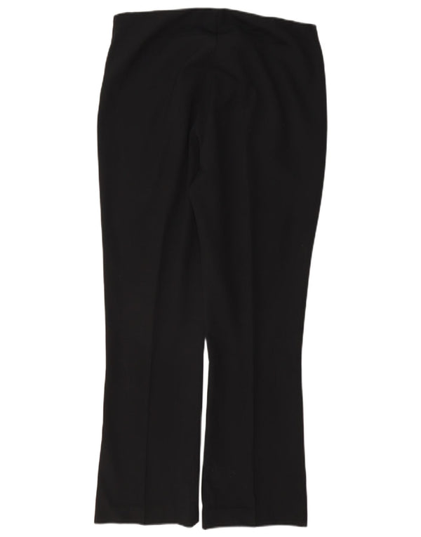 Zara Pantalon décontracté régulier pour femme Large W30 L27 Noir