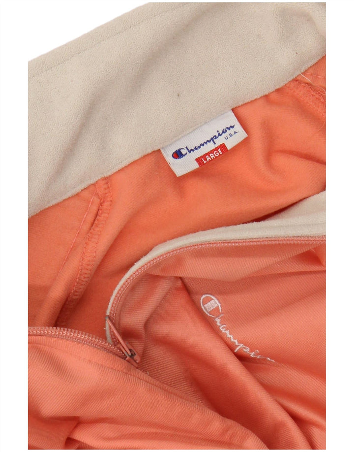 Champion Veste de survêtement surdimensionnée pour femme UK 16 Large Orange