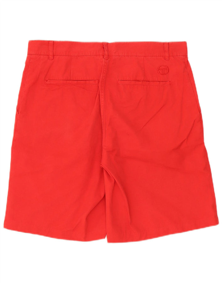 Sergio Tacchini Short Chino Homme IT 48 Medium W32 Rouge Coton