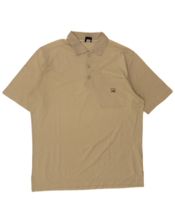 Paul & Shark Polo Homme Large Beige Coton