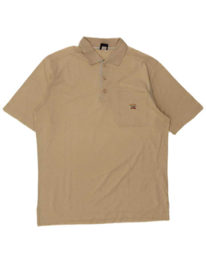 Paul & Shark Polo Homme Large Beige Coton