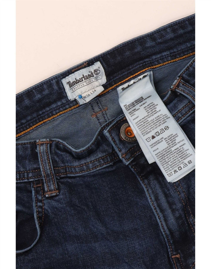 Timberland Jean droit homme W36 L34 bleu marine coton