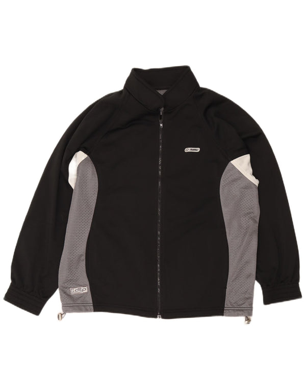 LOTTO Veste de Survêtement Homme Noir Moyen Polyester Colorblock
