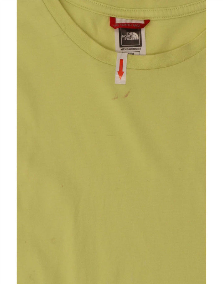 The North Face T-Shirt Homme Haut Jaune Moyen Coton