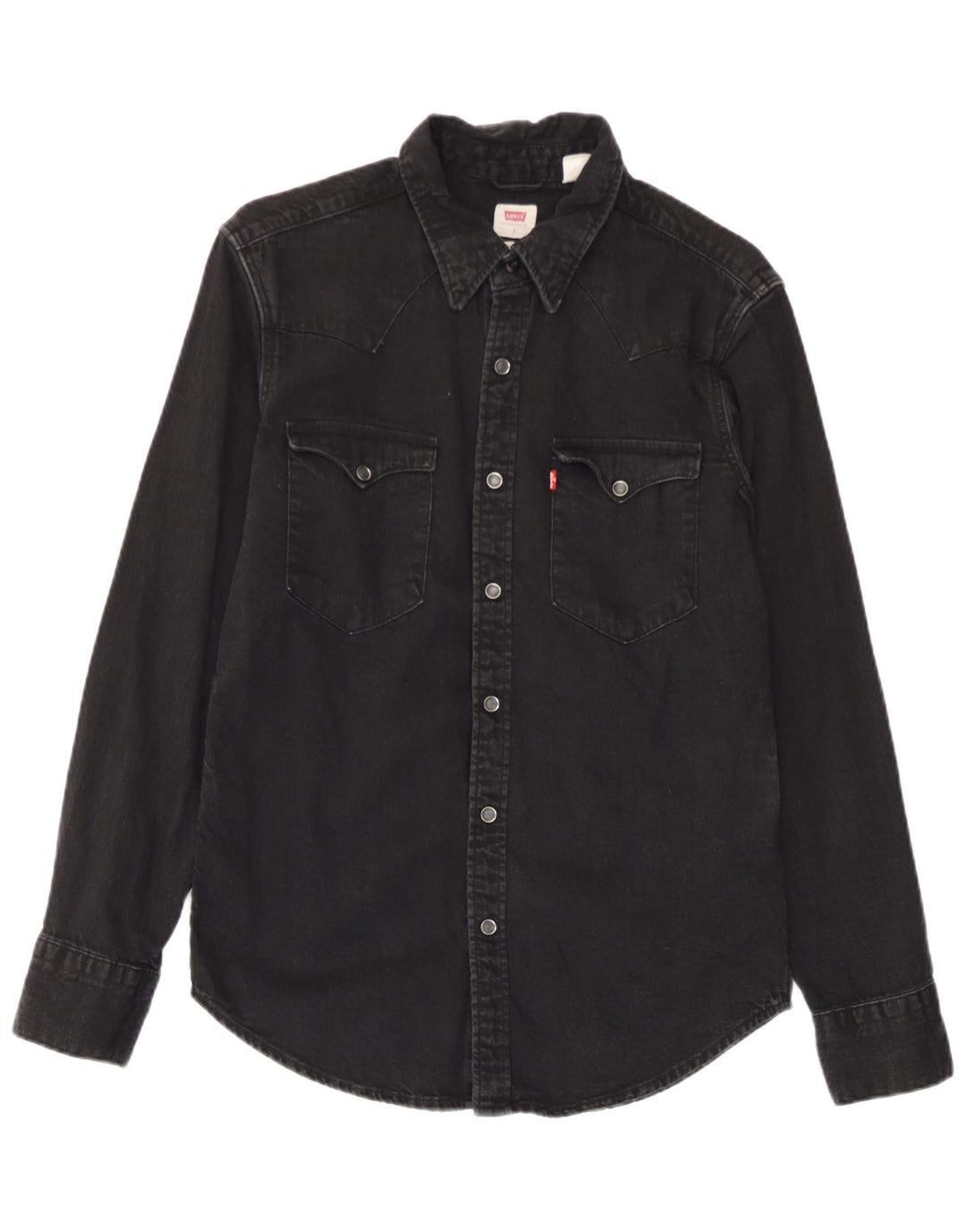 Levi's Chemise en Jean Standard Homme Noir Small Coton