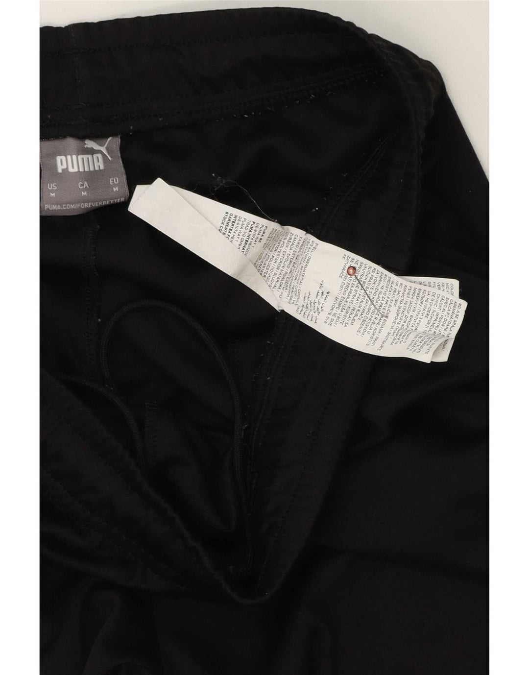 Puma Pantalon de Survêtement Homme Noir Moyen Polyester Colorblock
