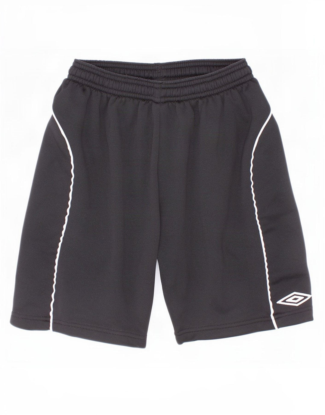 Umbro Short de Sport Graphique Garçon 9-10 Ans Polyester Colorblock Noir