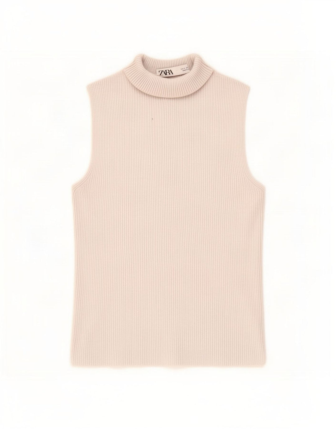 Zara Femme Débardeur UK 8 Small Gris Viscose
