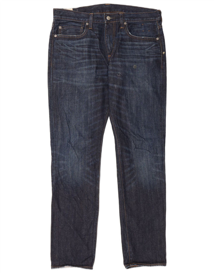 J. Crew Jean Slim Homme W33 L32 Bleu Marine Coton