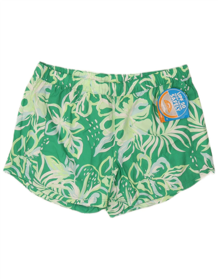 Columbia Short de Bain Homme Grand Vert Floral Polyester